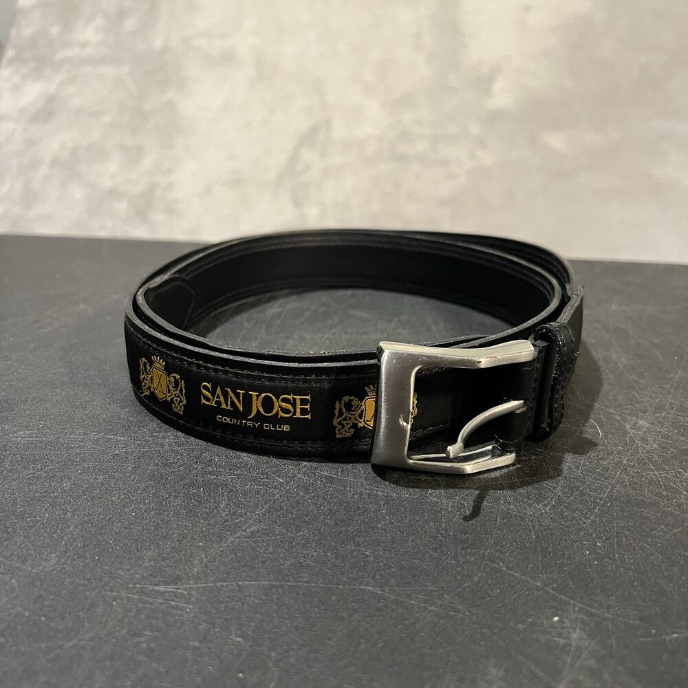 Tee Time Golf Belt Mens 44 Black San Jose Country Club Jacksonville